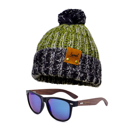 Pack | Lente Wayfarer Ébano + Gorro Invierno