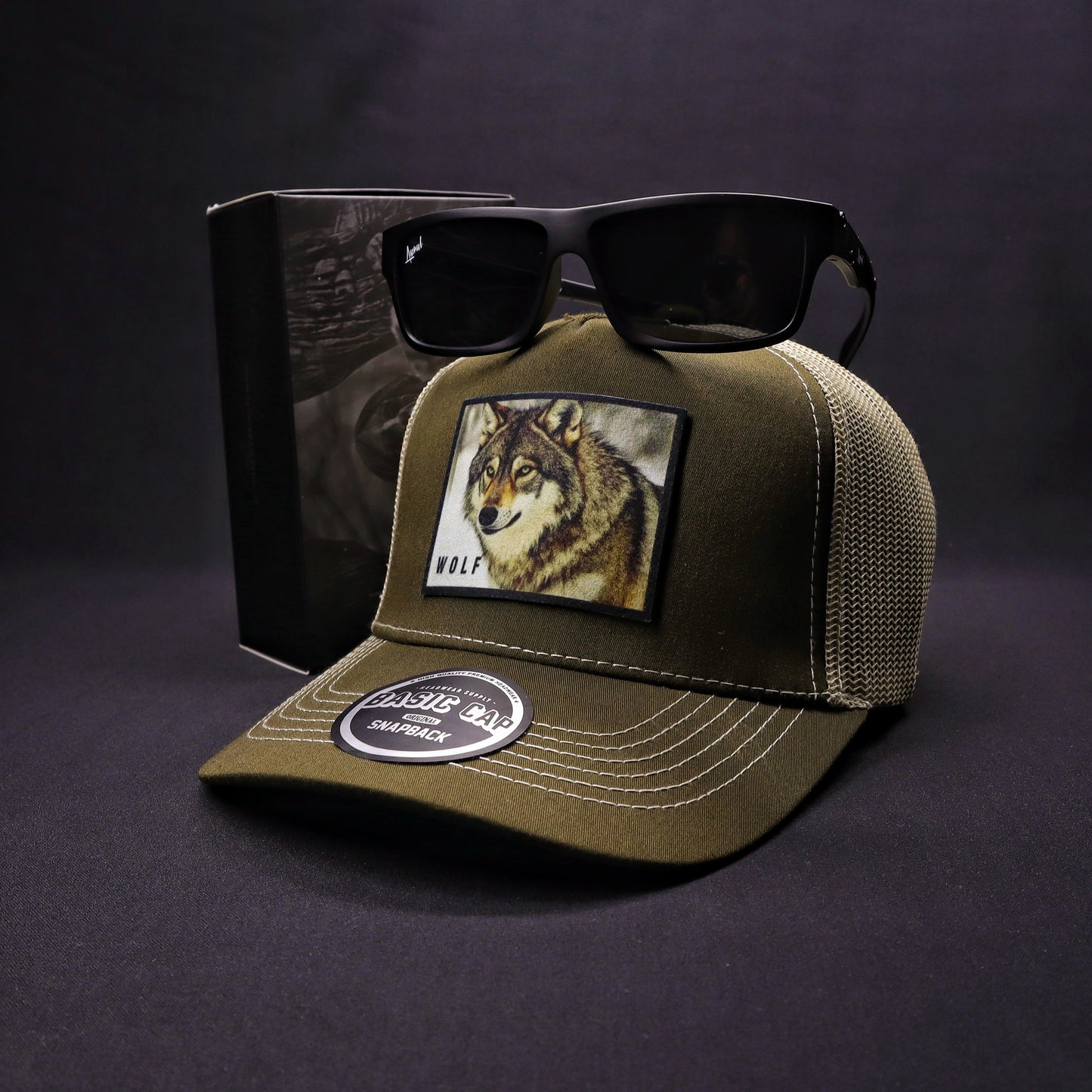 Pack | Jockey Wolf Verde + Lente Furias Black Polarizado