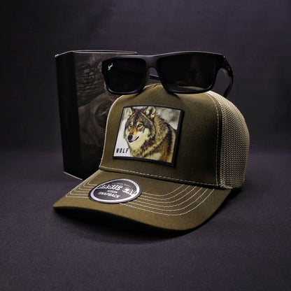 Pack | Jockey Wolf Verde + Lente Furias Black Polarizado