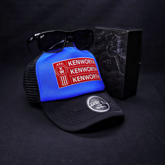Pack | Jockey Kenworth Azul-Negro + Lente F413 Holbrook Black