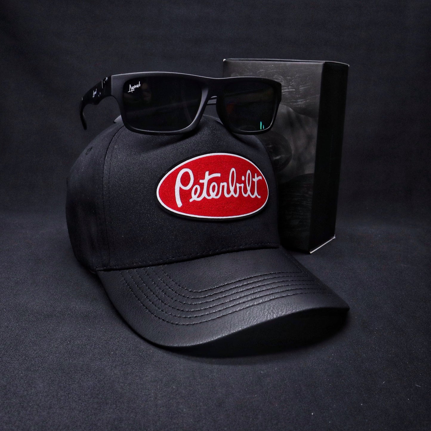 Pack Jockey Peterbilt Negro + Lente Furias Black Polarizado