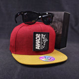 Pack Snapback Burdeo-Amarillo + Lente Belial Polarizado