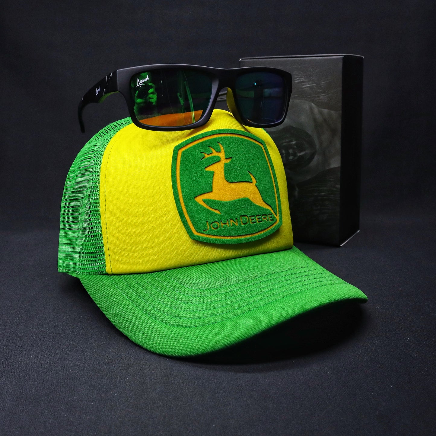 Pack Jockey Amarillo-Verde + Lente Furias Green Polarizado