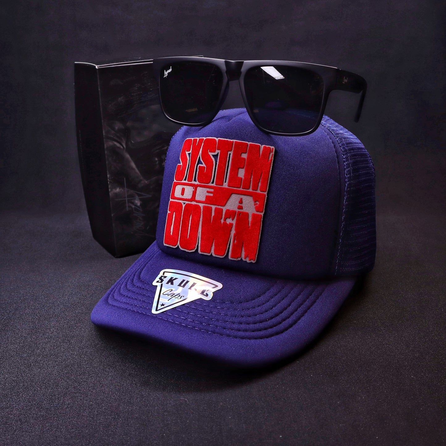 Pack Jockey System Of A Down Azul + Lente Black Panther Polarizado