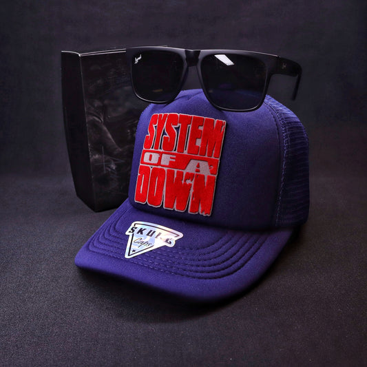 Pack Jockey System Of A Down Azul + Lente Black Panther Polarizado