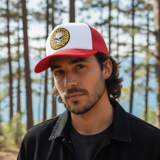 Jockey Vintage Evil Rojo-Blanco