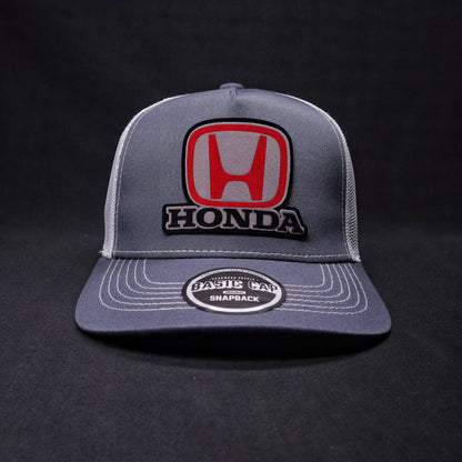 Jockey Honda Gris-Blanco