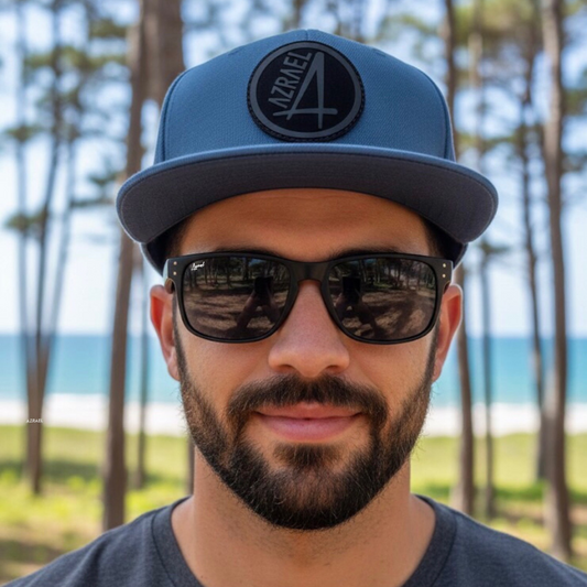 Pack Snapback Azrael Azul Petroleo + Lente F413 Black
