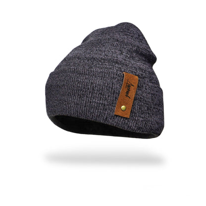 Pack | Jockey Scania Negro + Beanie Gris Oscuro Jaspeado
