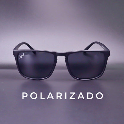Pack Lente Polarizado + Gorro Invierno Gris Oscuro