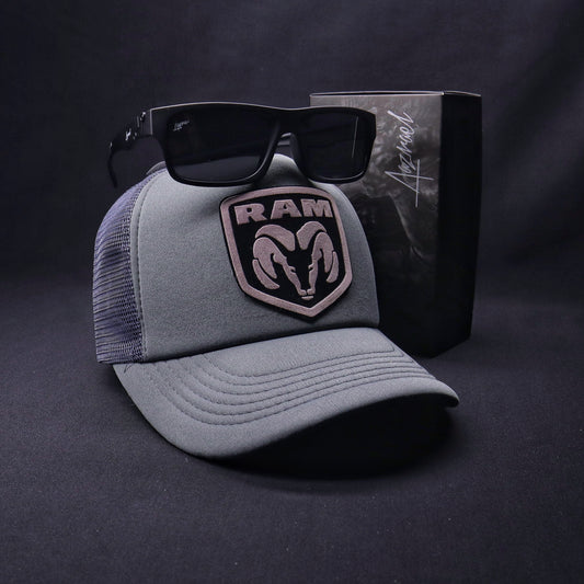 Pack | Jockey Ram Gris + Lente Furias Black Polarizado