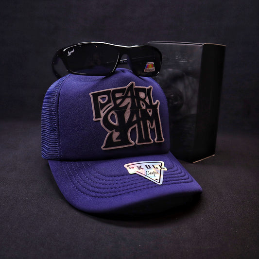 Pack Jockey Pearl Jam Azul + Lente Focalor Black Polarizado