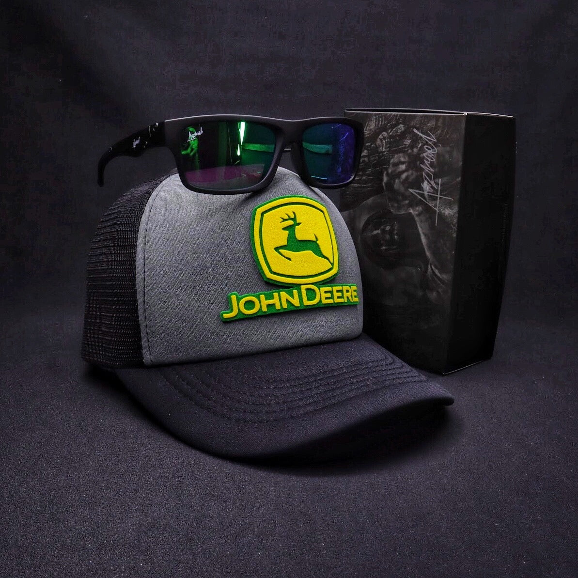 Pack Jockey Gris-Negro + Lente Furias Green Polarizado