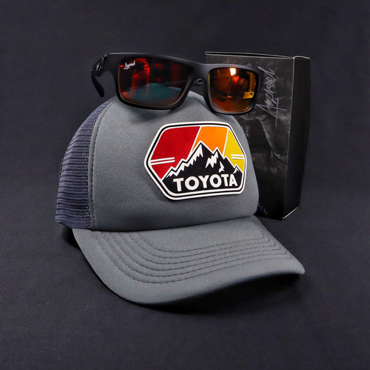 Pack Jockey Toyota Gris + Lente Furias Red Polarizado