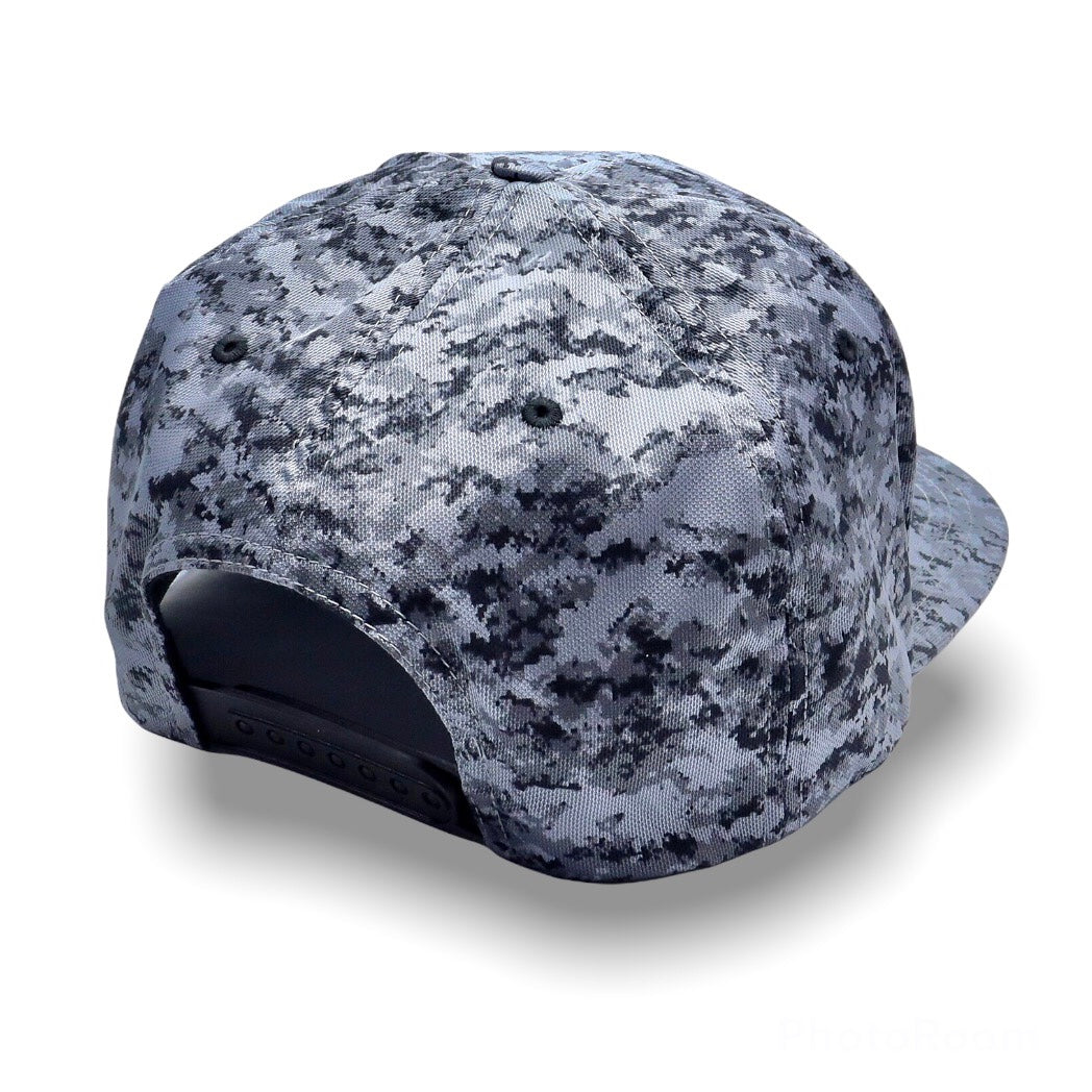 Snapback Azrael Camuflaje Gris