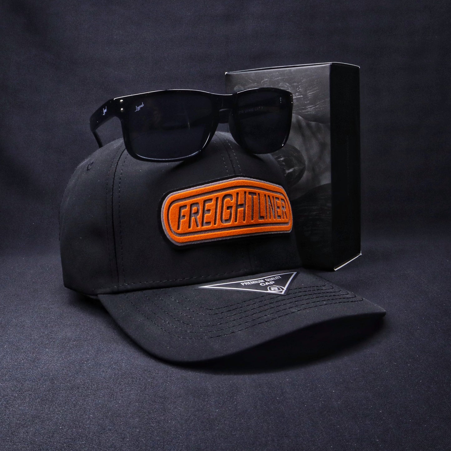 Pack | Jockey Freightliner Negro + Lente Furias Black Polarizado