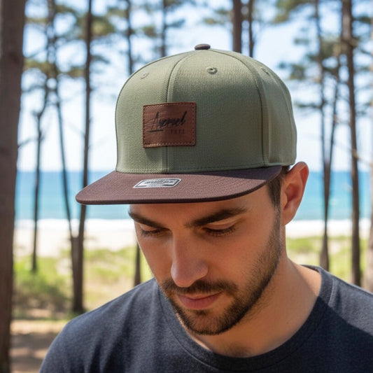 Snapback Azrael Verde-Cafe