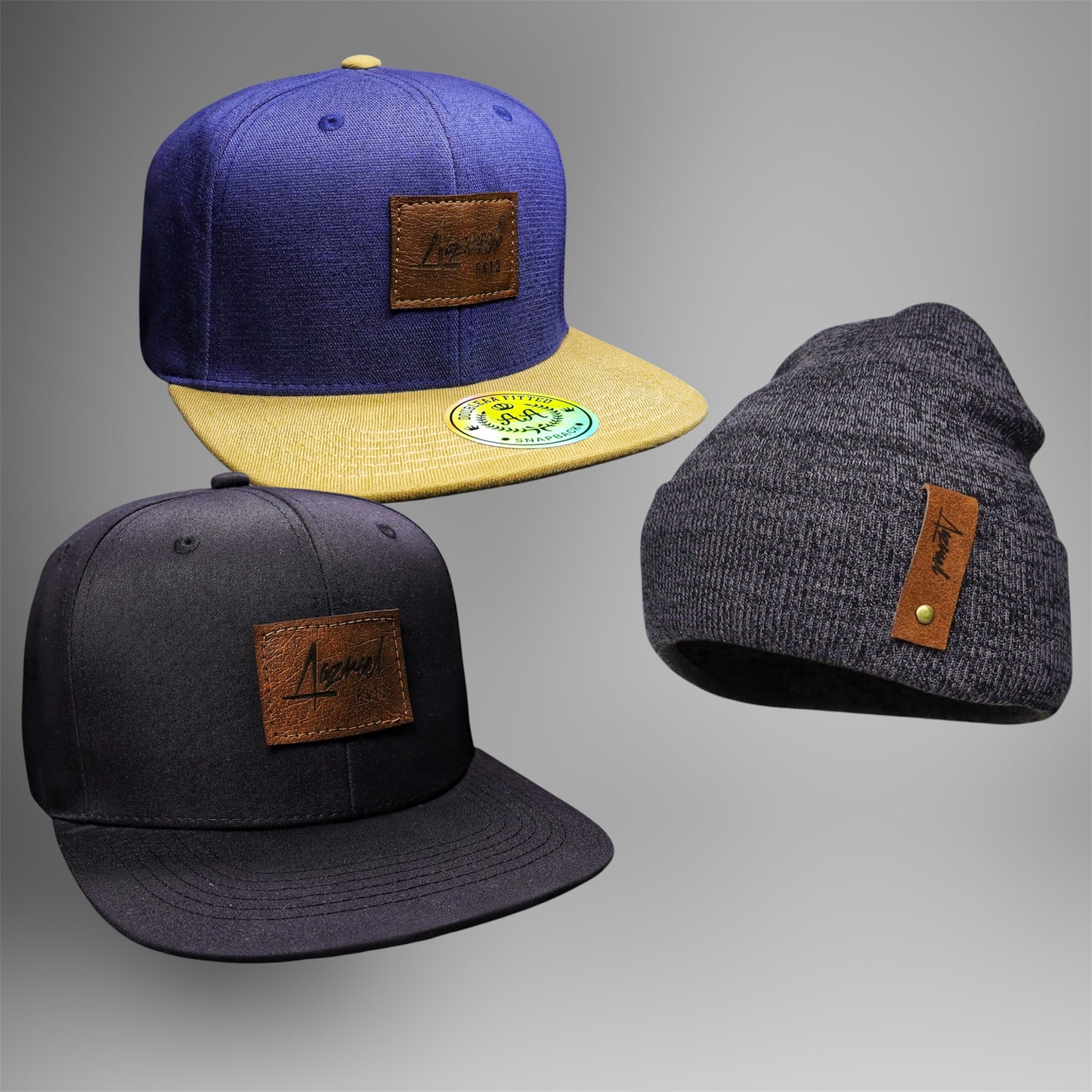 Pack | 2 Snapback Azrael + 1 Gorro de Invierno