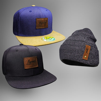 Pack | 2 Snapback Azrael + 1 Gorro de Invierno