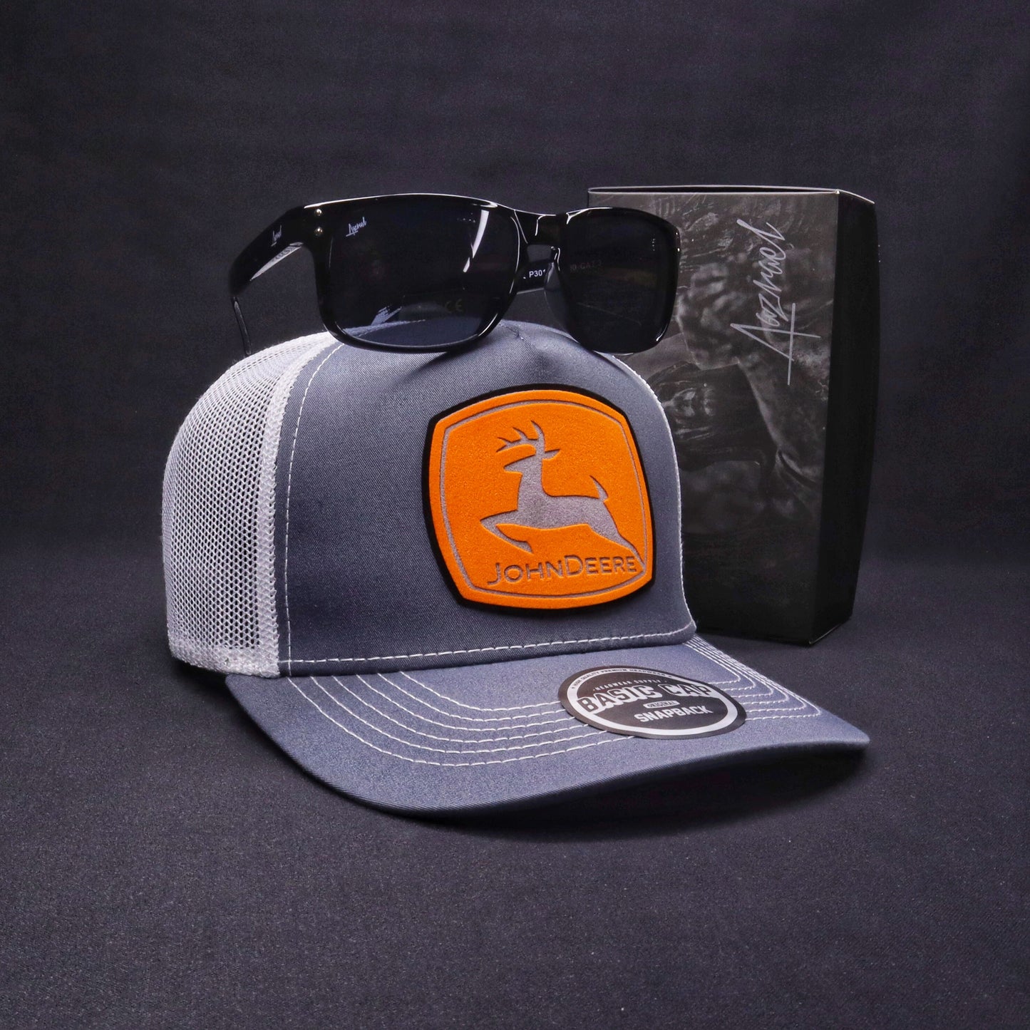 Pack Jockey Gris Claro - Blanco + Lente F413 Black