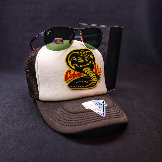 Pack Jockey Cobra Kai + Lente Uval Polarizado