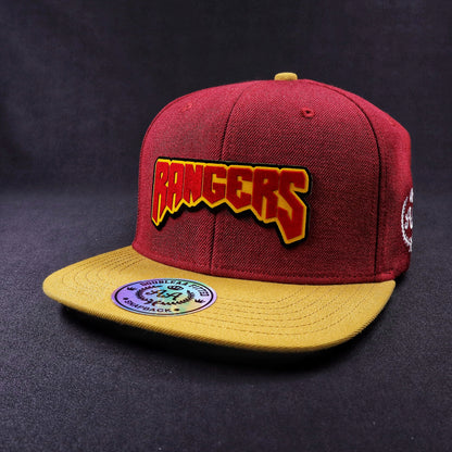 Snapback Rangers Burdeo-Amarillo