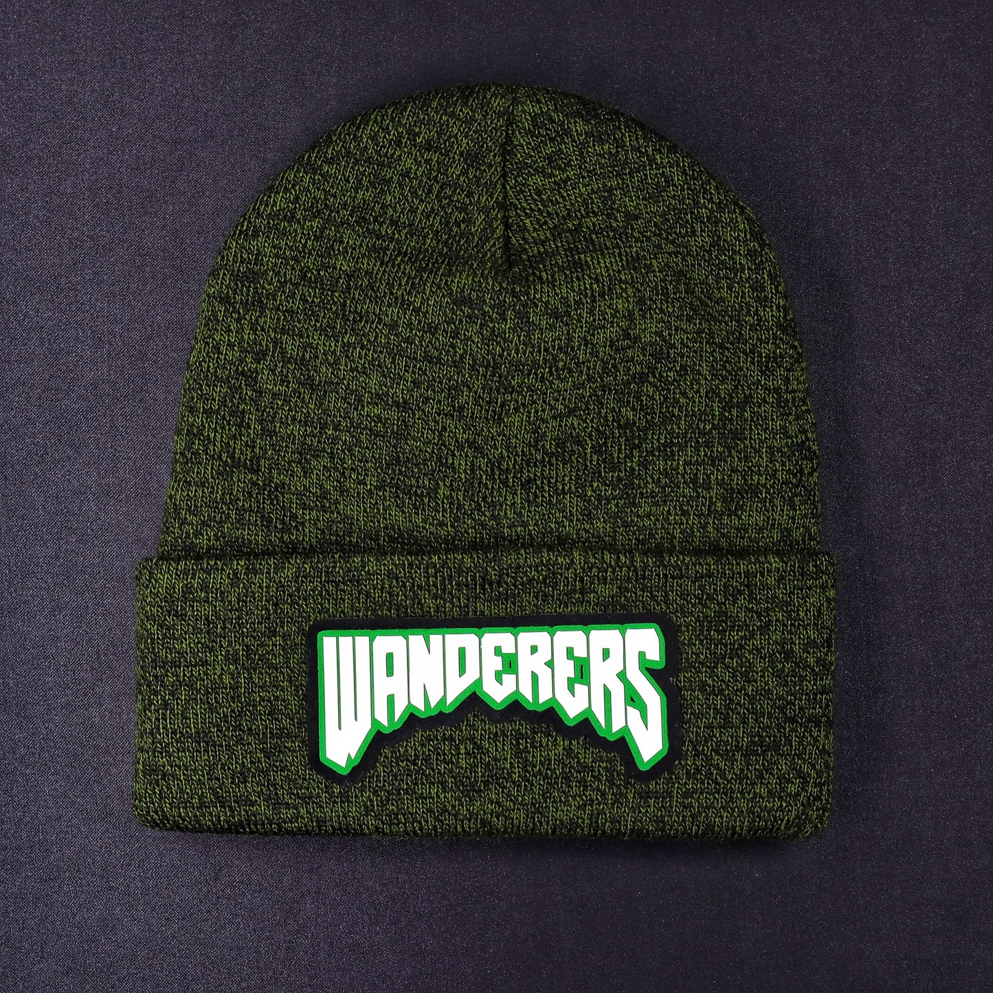 Gorro de Invierno Wanderers Verde Jaspeado