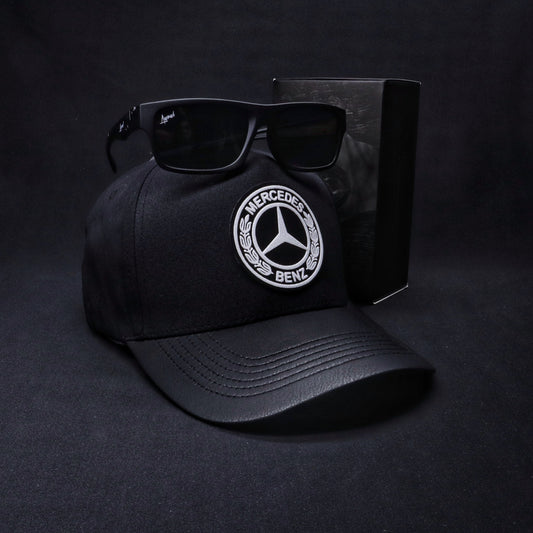 Pack Jockey Mercedes Benz Negro + Lente Furias Black Polarizado