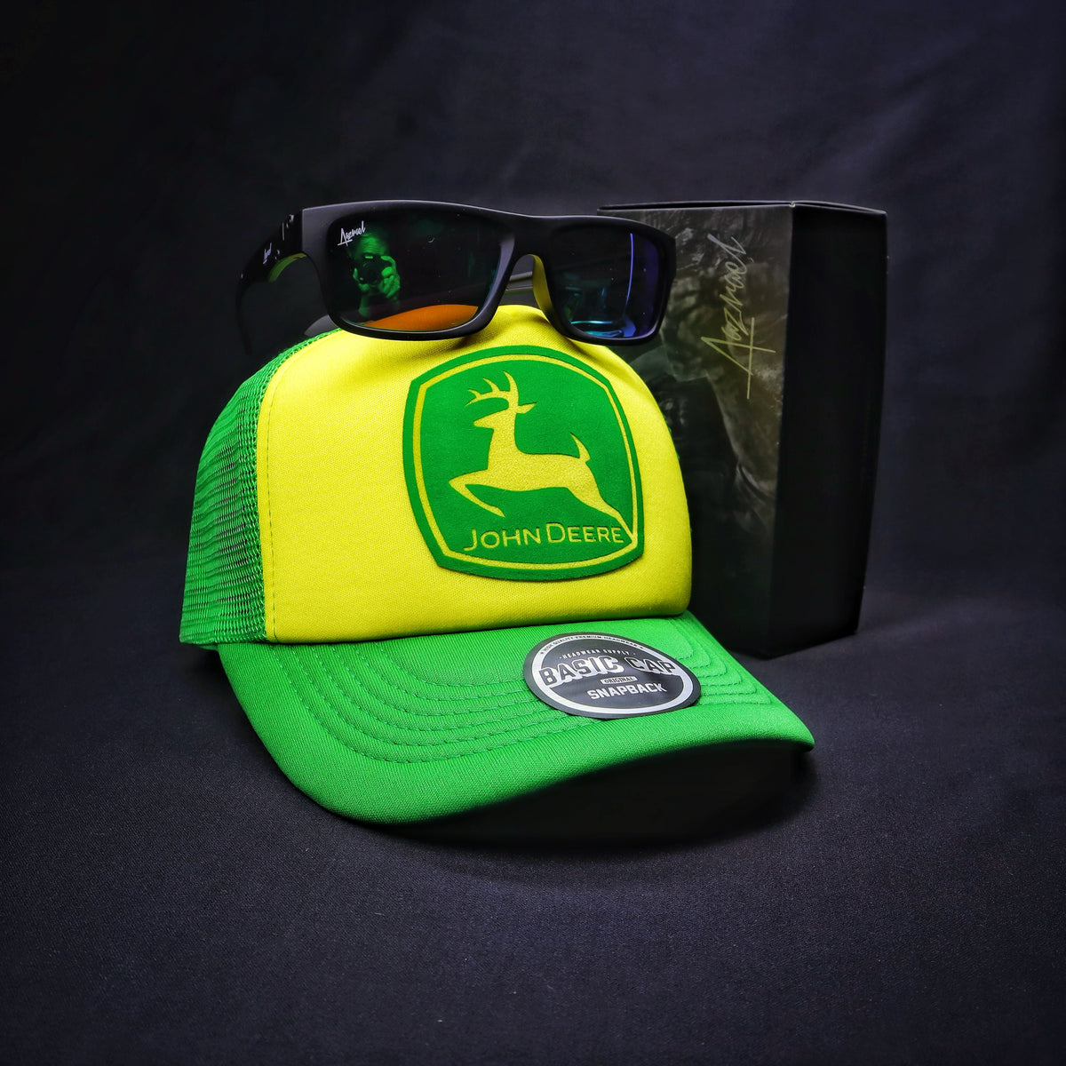 Pack | Jockey JD Amarillo-Verde + Lente Furias Green Polarizado