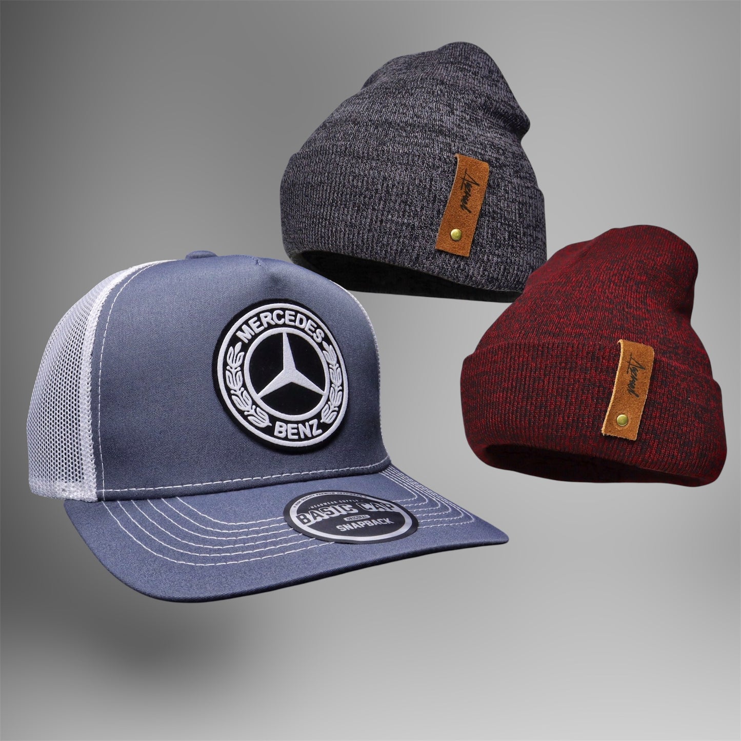 Pack | 1 Jockey Mercedes Benz + 2 Gorritos de Invierno