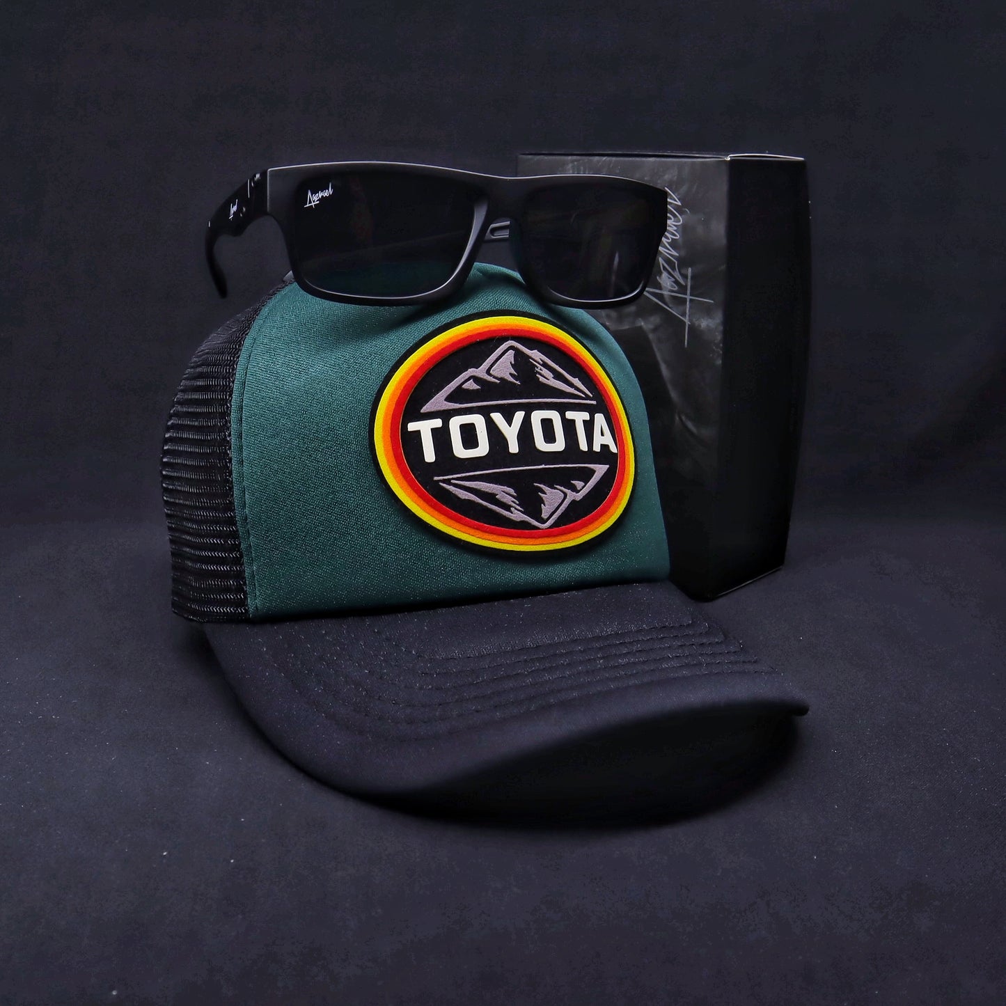 Pack Jockey Toyota Verde - Negro + Lente Furias Black Polarizado