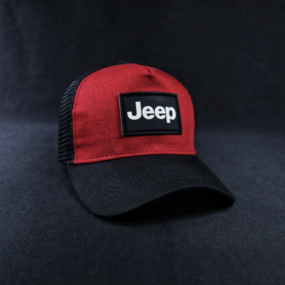 Pack | Jockey Jeep Burdeo-Negro + 2 Gorros de Invierno
