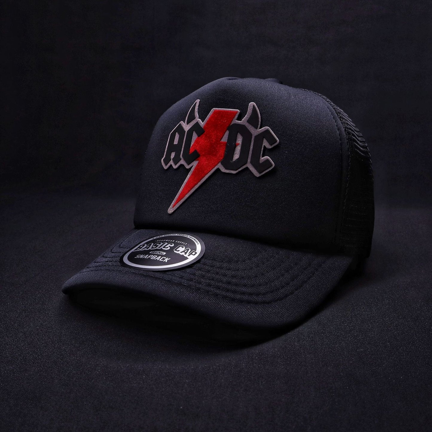Pack | Jockey Ac/Dc Negro + Lente Furias Black Polarizado + Bandana