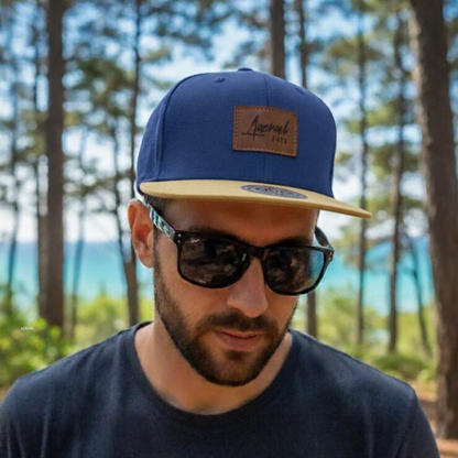 Pack Snapback Azrael Azul-Amarillo + Lente F413 Black