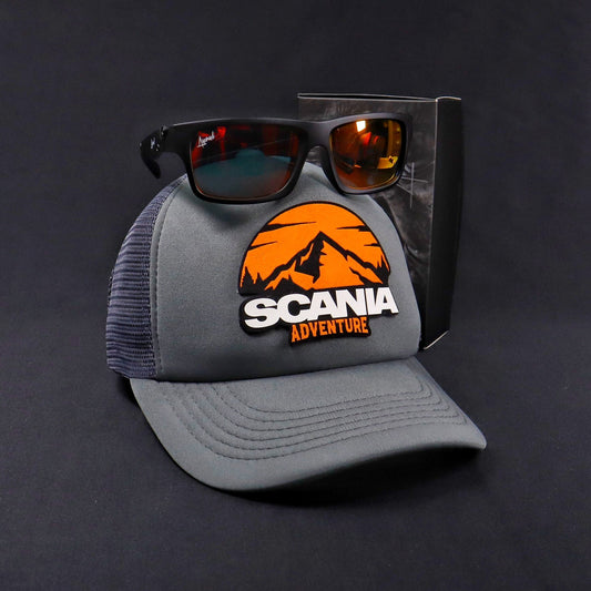 Pack Jockey Scania Gris + Lente Furias Red Polarizado