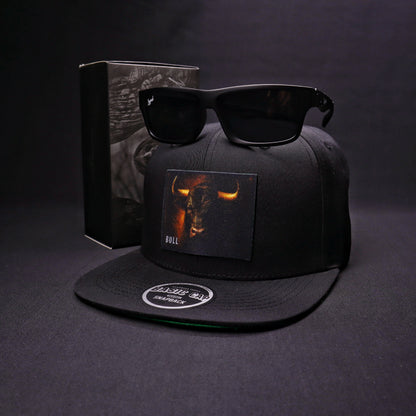 Pack | Snapback Bull Negro + Lente Furias Black Polarizado