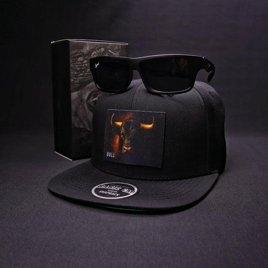Pack | Snapback Bull Negro + Lente Furias Black Polarizado