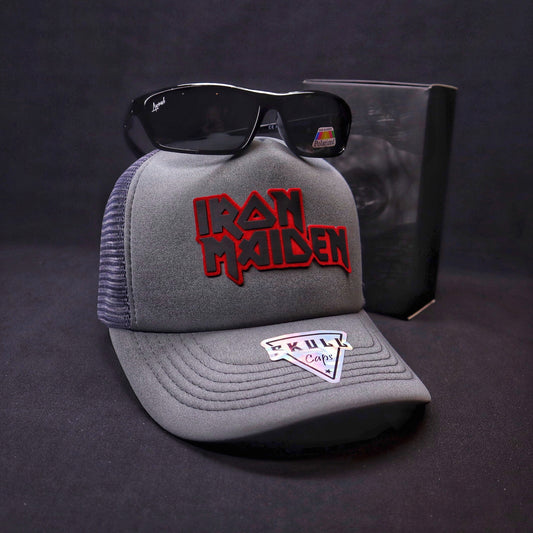 Pack | Jockey Iron Maiden Gris + Lente Jupiter Black Polarizado