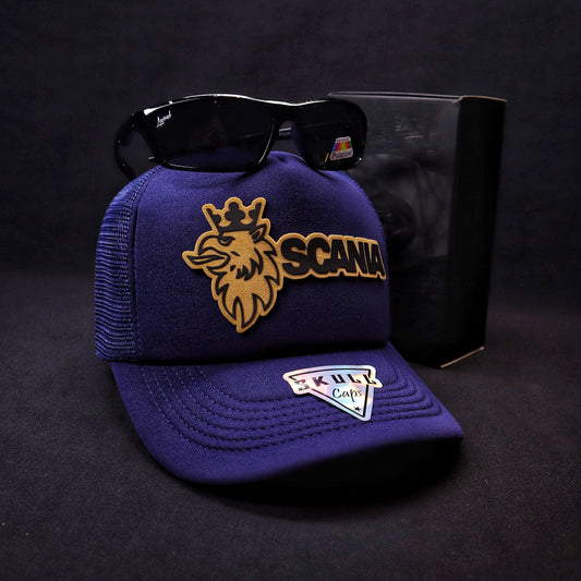 Pack Jockey Scania Azul + Lente Focalor Black Polarizado