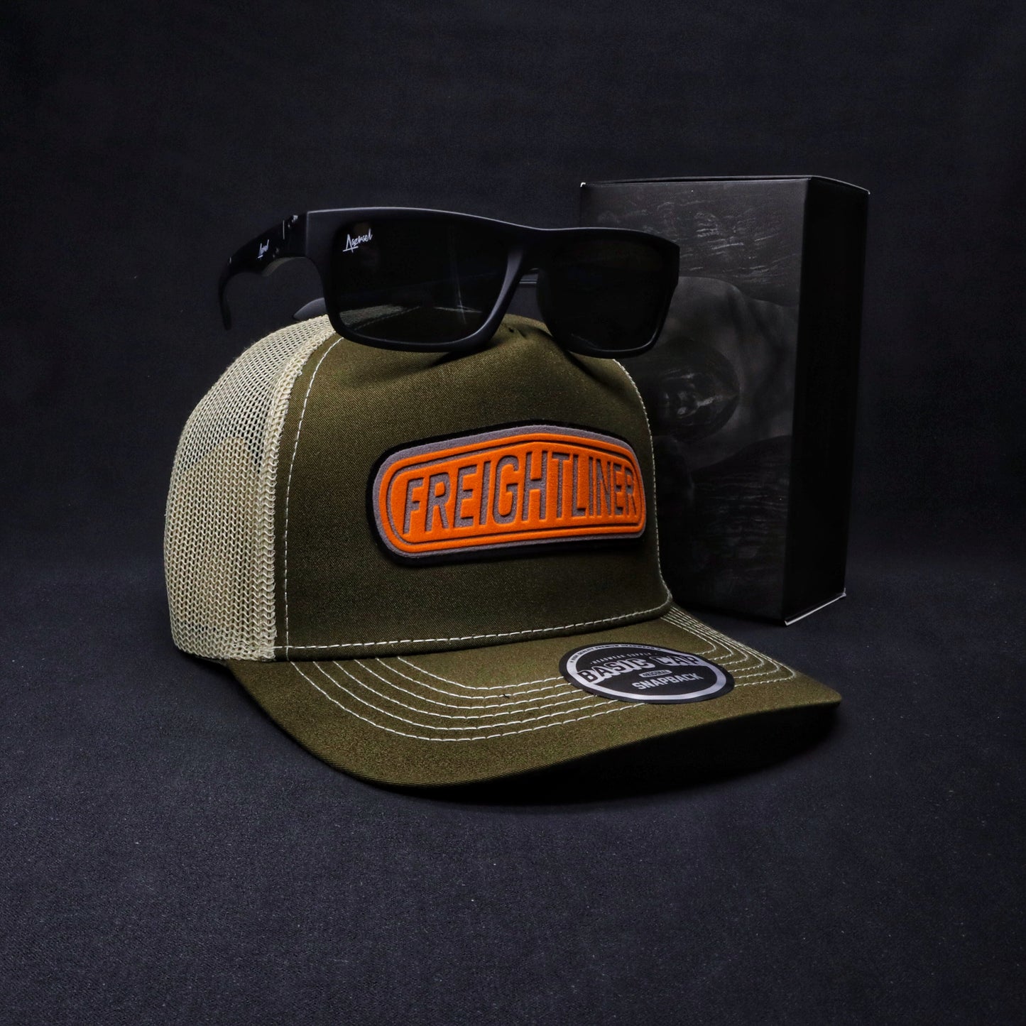 Pack | Jockey Freightliner Verde-Beige + Lente Furias Black Polarizado