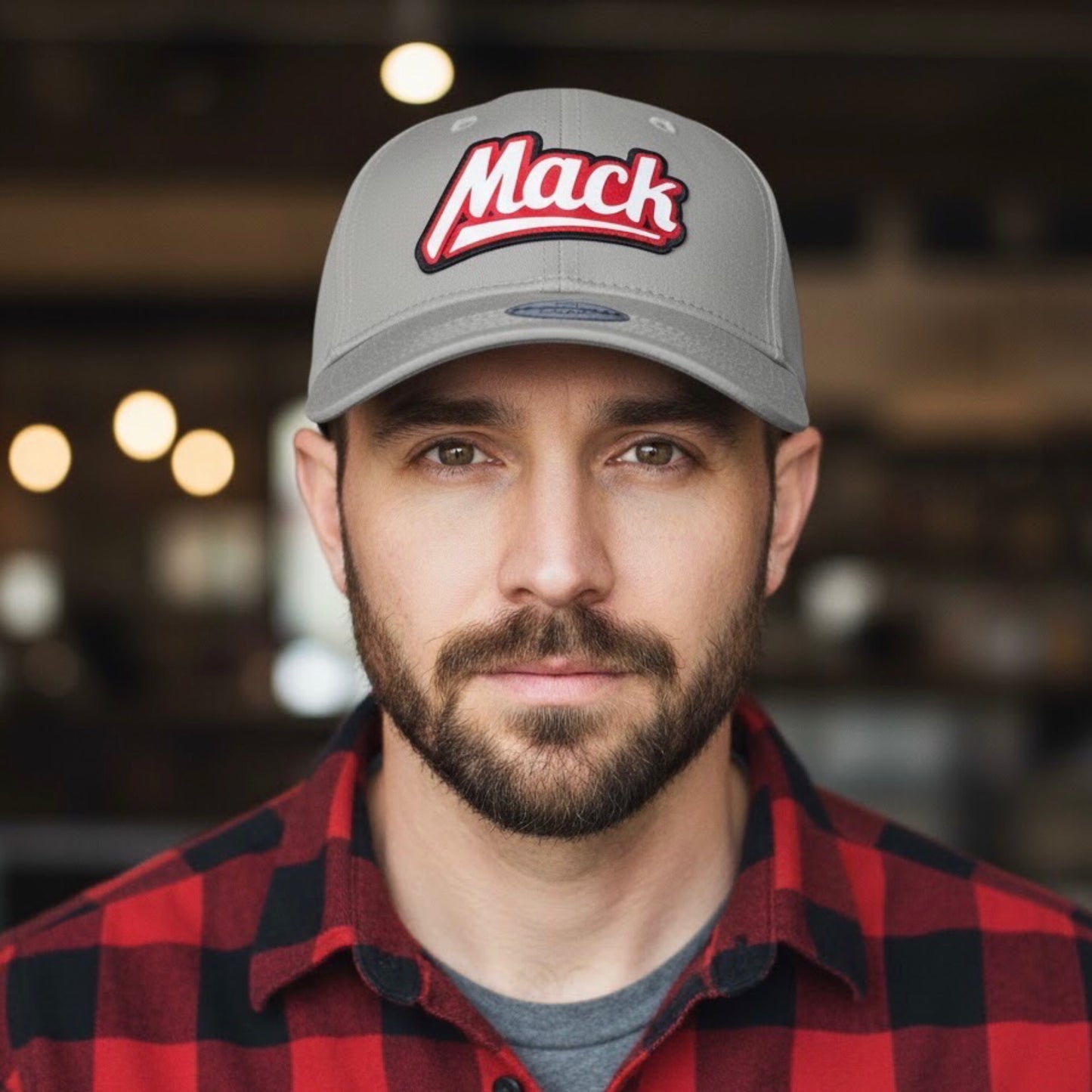 Jockey Mack Letras Gris