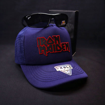 Pack Jockey Iron Maiden Azul + Lente Focalor Black Polarizado