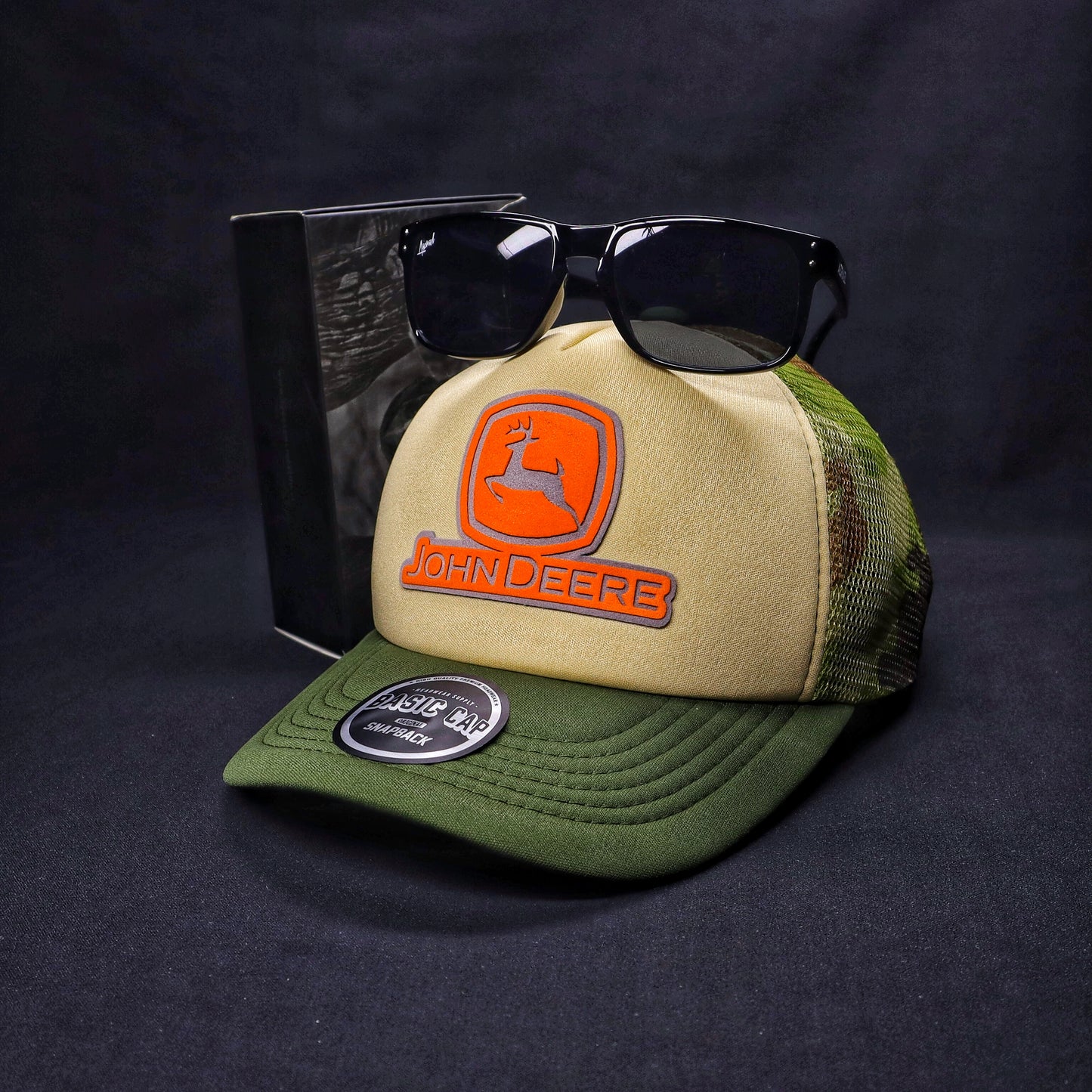 Pack | Jockey JD Beige-Verde-Camiflaje + Lente F413 Holbrook