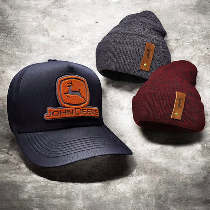 Pack | JD Negro + 2 Gorros de Invierno