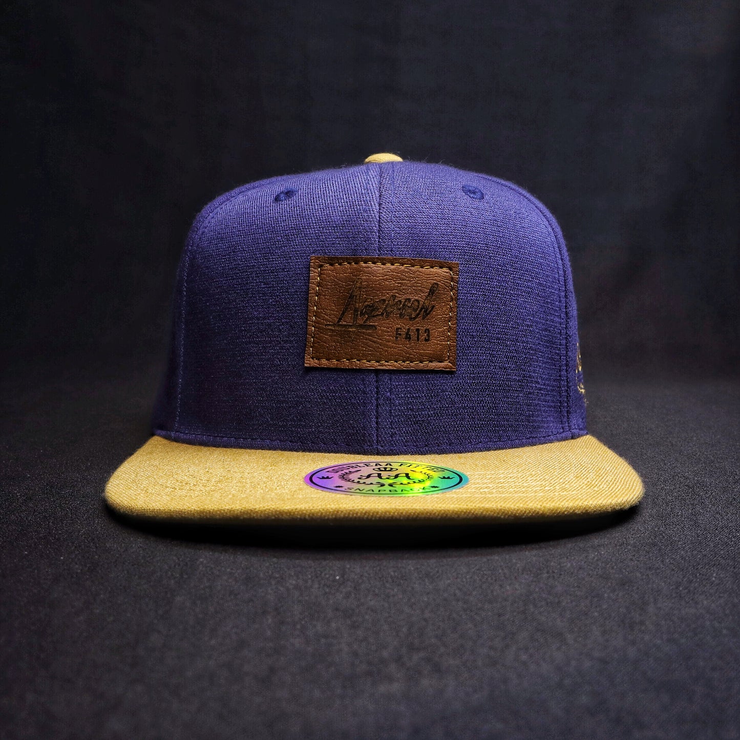 Pack Snapback Azul-Amarillo + Lente de Sol Bambú