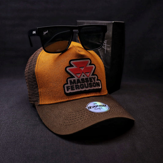Pack Jockey Massey Ferguson + Lente Black Panther Polarizado