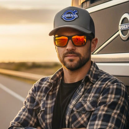 Pack Jockey Volvo Gris + Lente Furias Red Polarizado