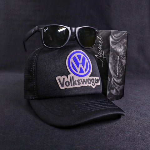 Pack Jockey Volkswagen Negro + Lente Belial Polarizado
