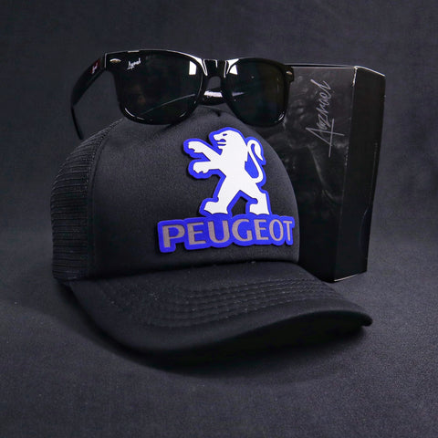 Pack Jockey Peugeot Negro + Lente Belial Polarizado